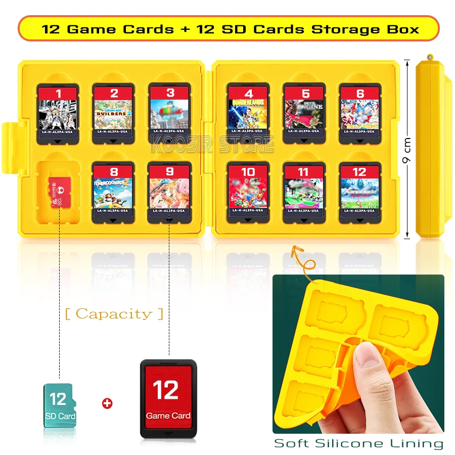 Nintendo Switch POST CARD HOLDER P'sclub seta Amazon.com: PowerA Trifold Game Card Holder for Nintendo Switch