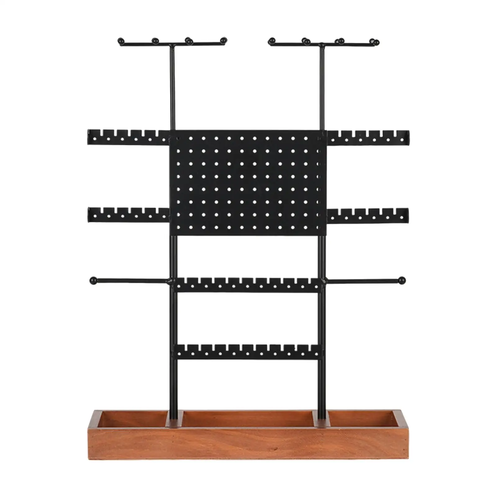 

Jewelry Tower Rack Detachable Multifunctional Jewelry Rack Metal Jewelry Rack for Dangle Drop Earrings Watches Ear Studs Earring