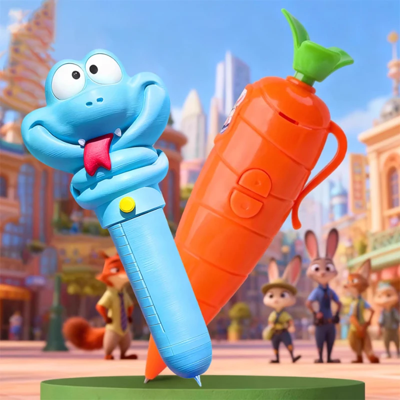 Stylos Fantaisie Zootopia : Serpent et Carotte Amusants