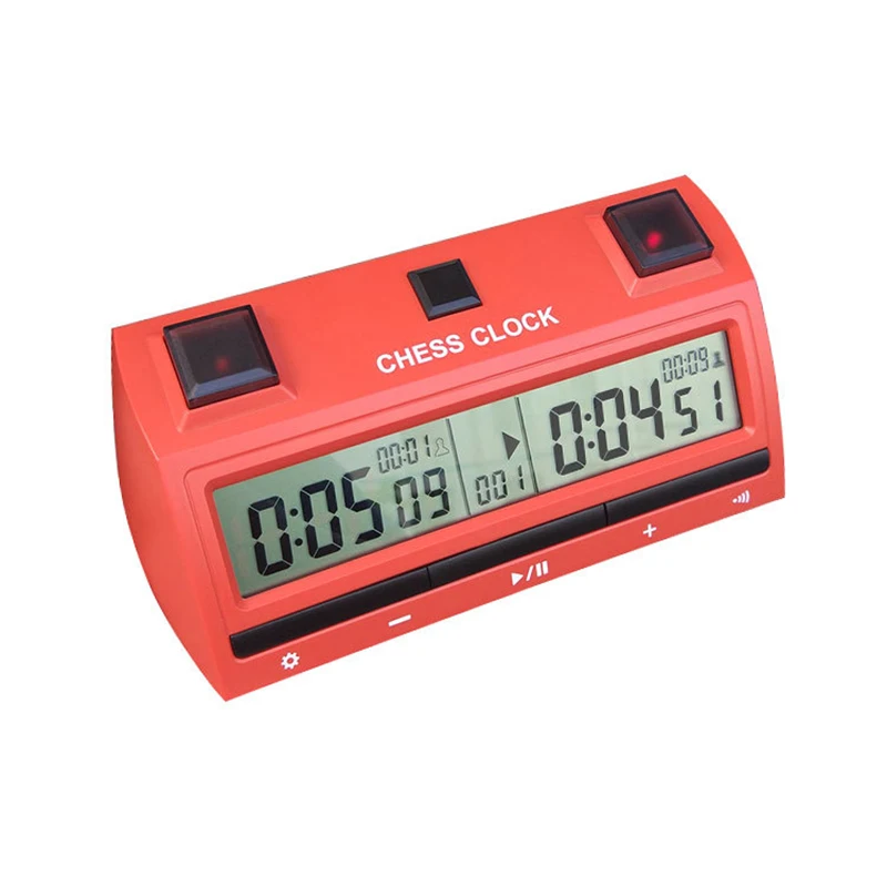 Go Game Chess Clock Hot Portable Digital Count Up Down Electronic Referee Timer Professional Handheld Master Board Game I153