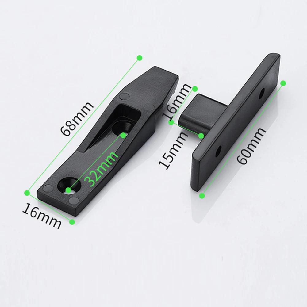 4 Pair Push In Fittings Press Fit Panel Clips Kitchen Plinth Fasteners For Kitchen Cabinet Work Household Door Lock Tool Parts