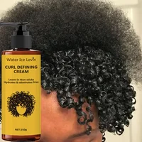 Crème coiffante pour cheveux bouclés - Contient l'huile d'argan marocaine, contrôle des frisottis longue durée, boucles élastiques et moelleuses, coiffage hydratant adapté aux vagues et aux cheveux bouclés 4