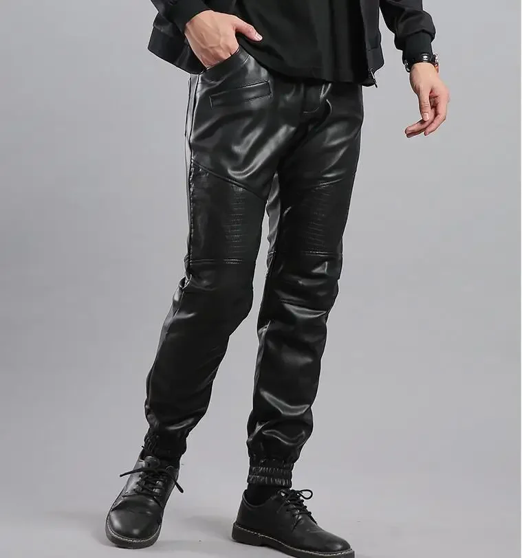 Рисунок 6 - Мужские кожаные брюки бренд Thoshine