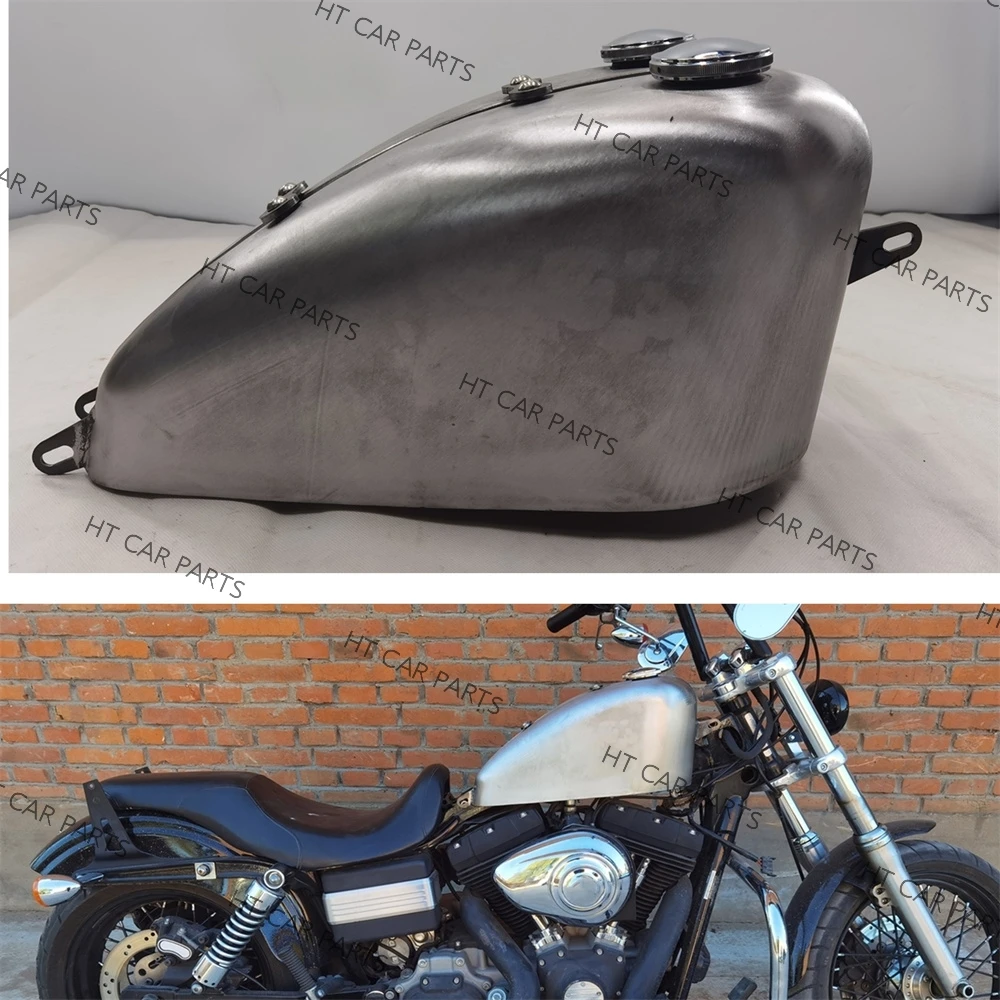

Винтажный топливный бак для мотоцикла, бензиновый бак в стиле ретро для Harley Dyna (все модели до 2003 года), бензиновый бак для мотоцикла ручной работы