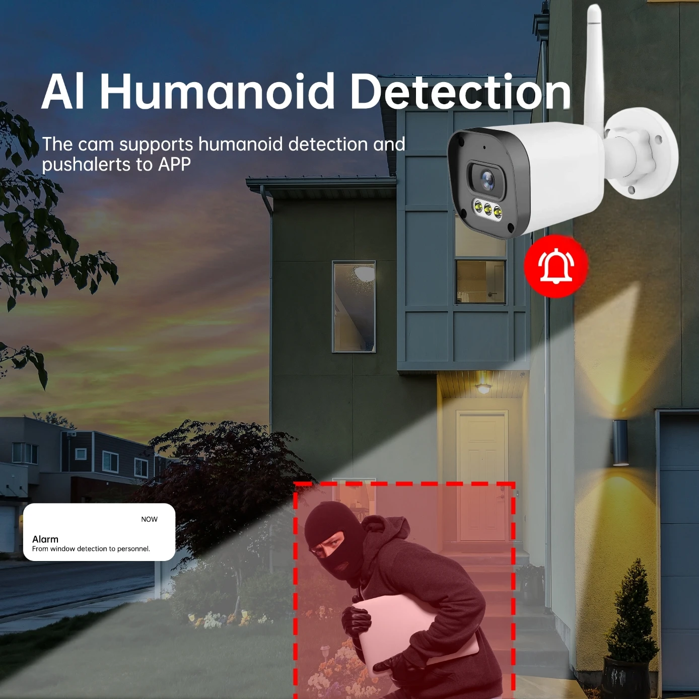 5MP Tuya POE IP Bullet Camera Outdoor Waterproof Color Night Vision 6MP 5G Wifi 2 Way Audio CCTV Security Surveillance Camera 3