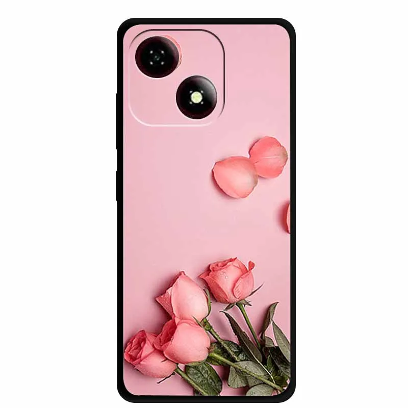 Luxury Black Silicone TPU Soft Back Cover Case, Fashion Coque Shell
