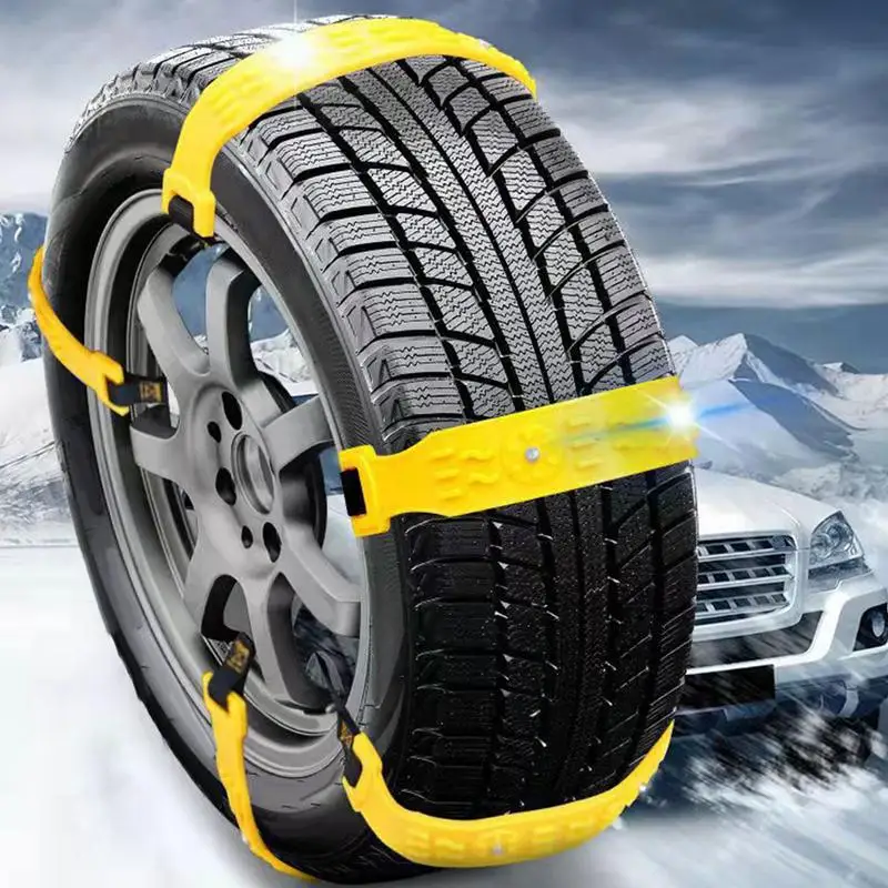 Car Snow Chains Anti Skid Snow Chains Car Winter Tire Wheels Chain Winter Outdoor Tire Emergency Anti-Skid Auto Accessories