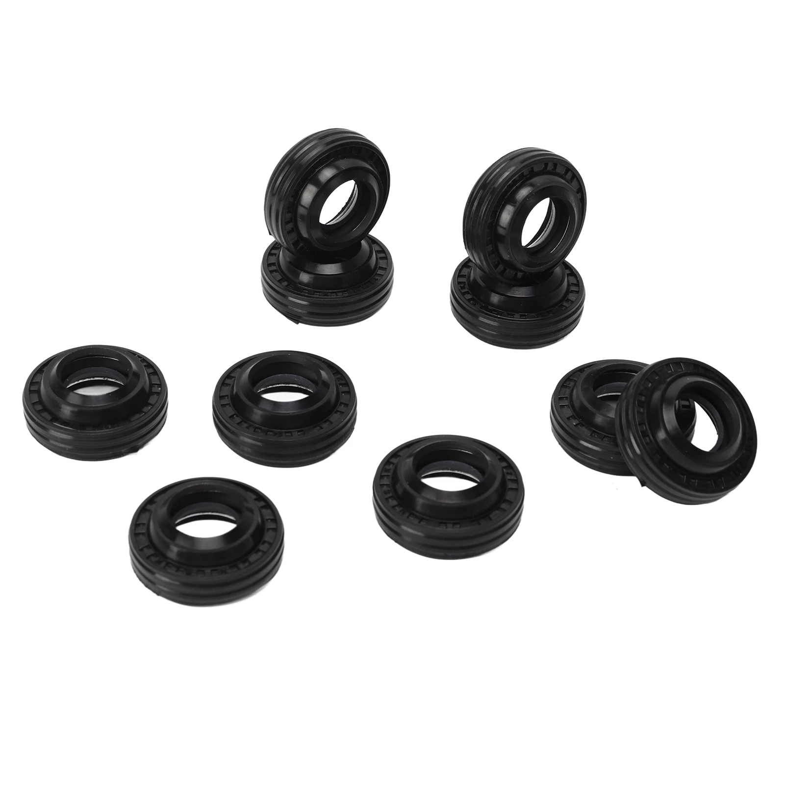 10 Pcs AC Compressor Shaft Seal Rubber Strong Sealing Air Conditioner Output Shaft Lip Seal Kit MSC90 AC Compressor air conditioner