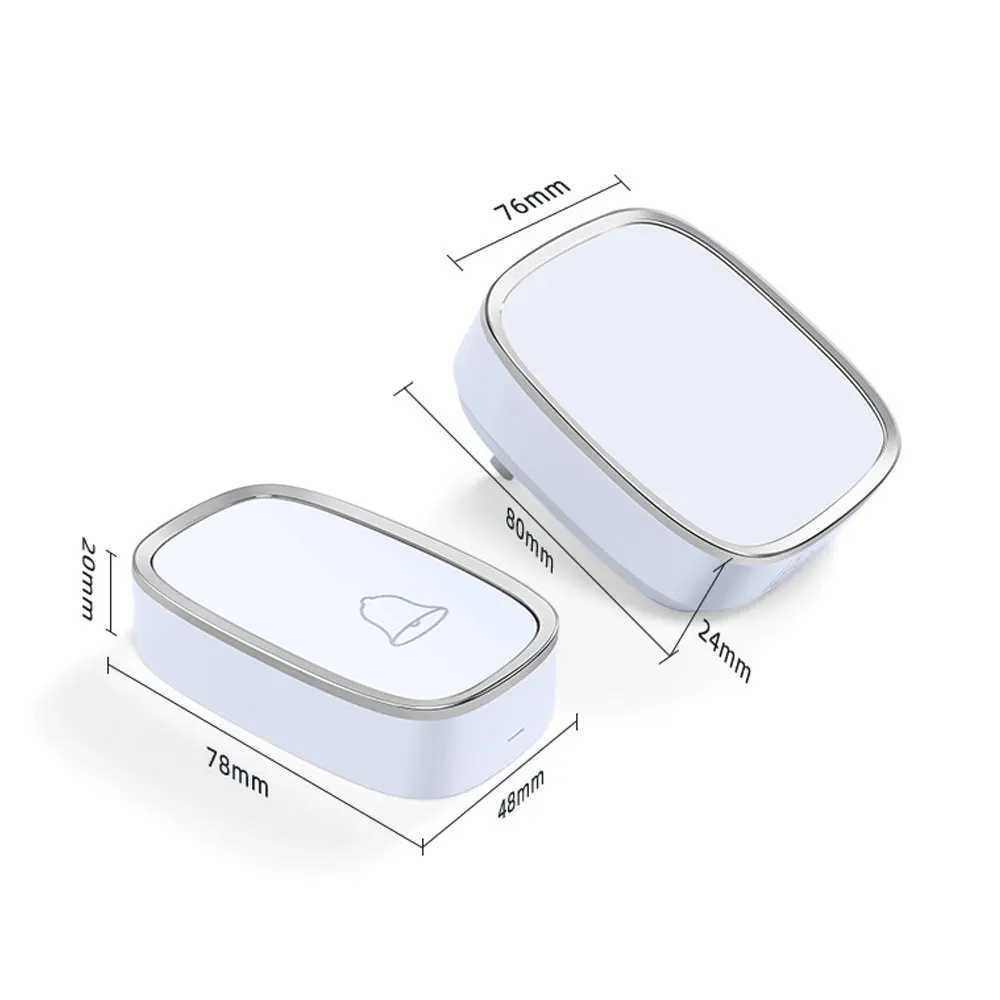 A101 New Wireless Doorbell Home Welcome Door Bell 150M Long Wireless Distance 38 Songs Home Welcome Chimes ringtone Colorfu