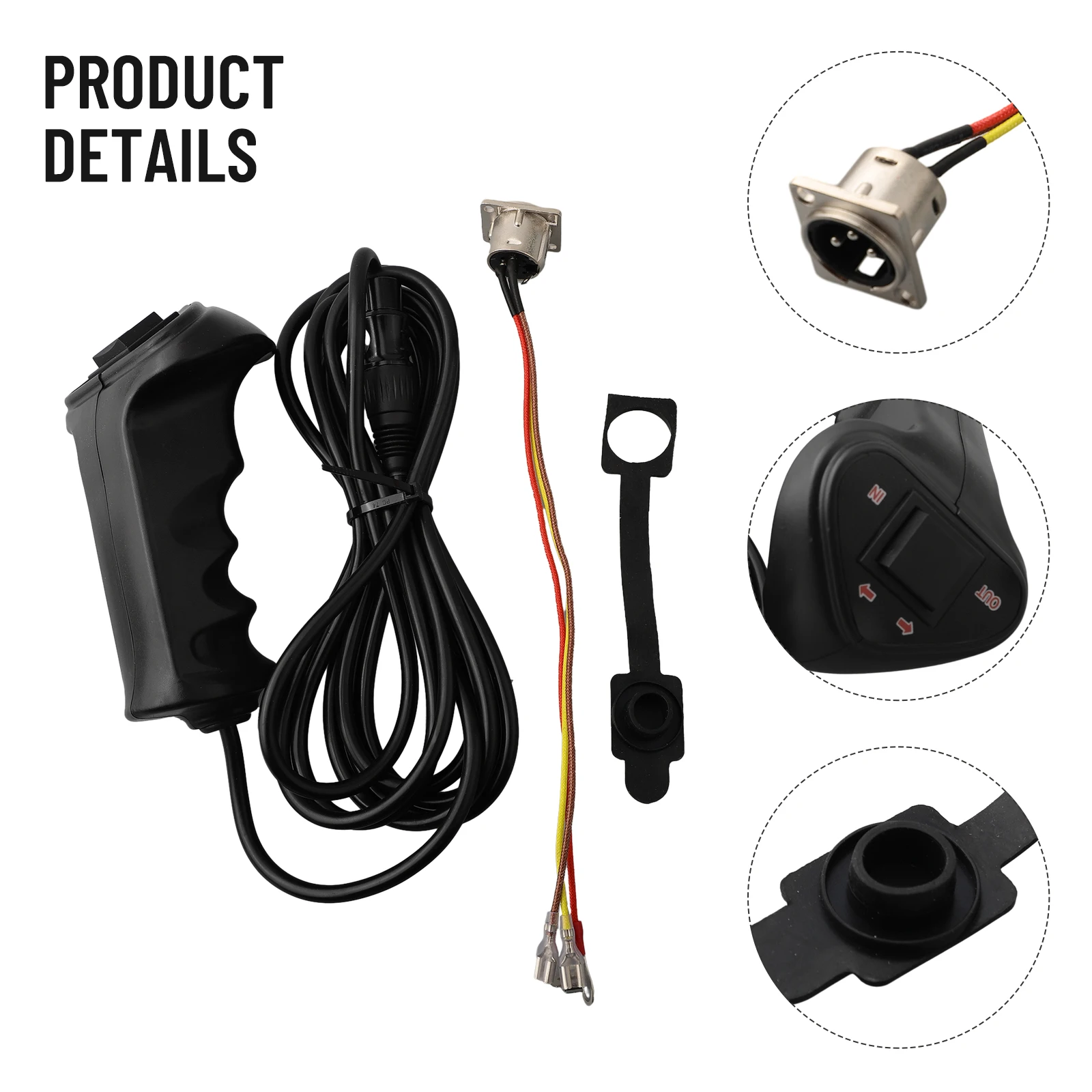 Car Long Service Life Wired Winch Controller Long Service Life Maximum Load Maximum Load(5000) Plug And Play Wiring System