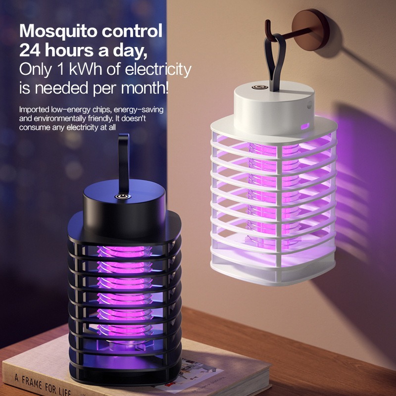 Mosquito Killer Lamp With Night Light And Oscillating Fan Anti Mosquito Fly Insect Trap Outdoor Camping Mosquito Lights