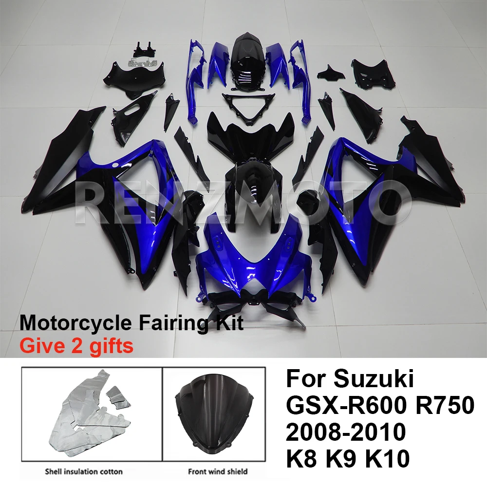 

Motorcycle Fairing Set Body Kit Plastic For Suzuki GSX-R600 R750 2008-2010 K8 K9 K10 Accessories Injection Bodywork S0608-105a