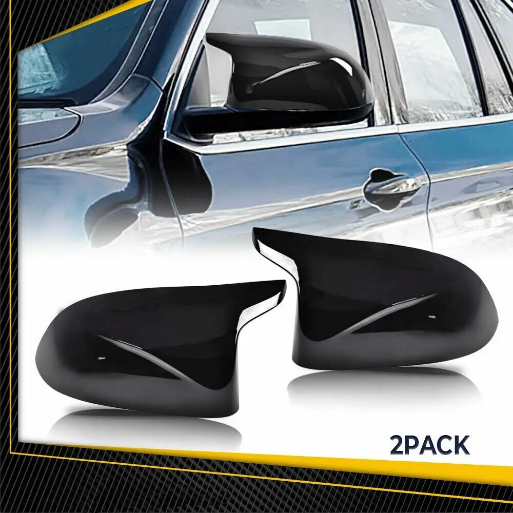 Rearview Mirror Cover 2PCS/Set Mirror Cover Cap Carbon Fiber Replacement AN Horn Rearview Mirror Housing BMW Series x3 x4 x5 G01 G02 G05