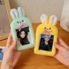 Kawaii Puppy Plush Photocard Holder Credit ID Bank Card Photo Bus Card Protective Case Photo Sleeves Stationery 5