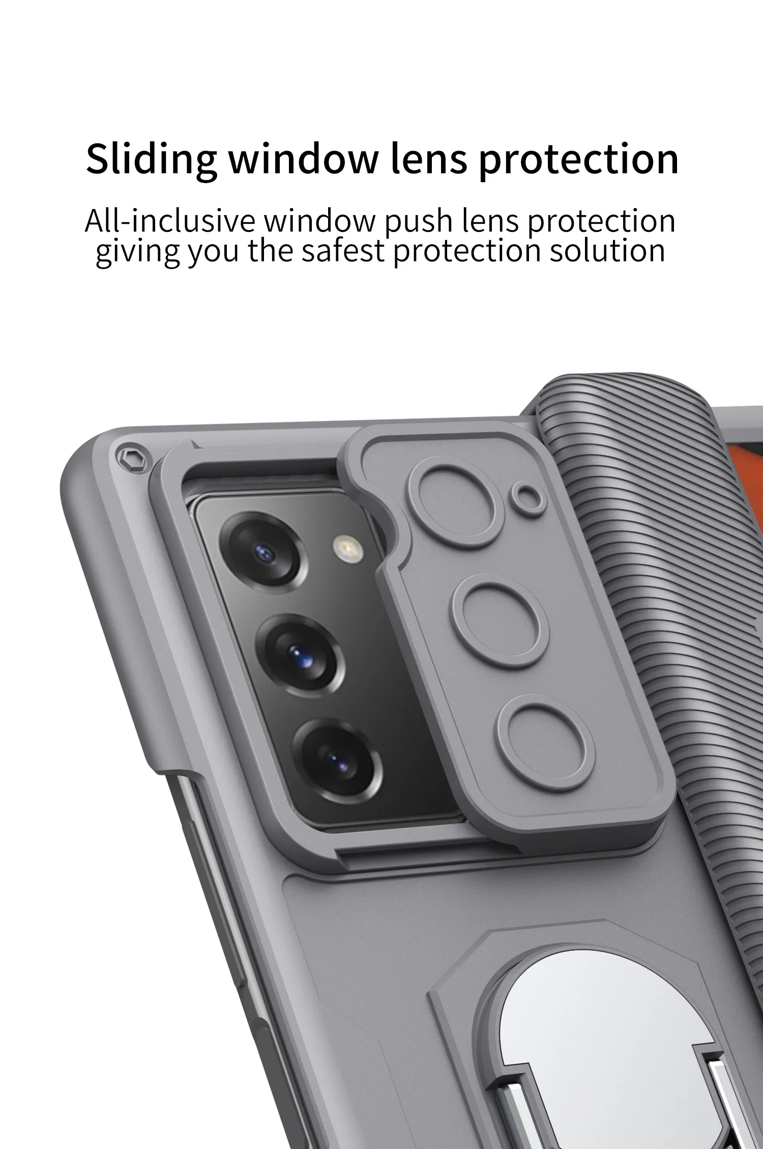 Magnetic Hinge Armor Plastic Case For Samsung Galaxy Z Fold 2 Outer Glass Protec