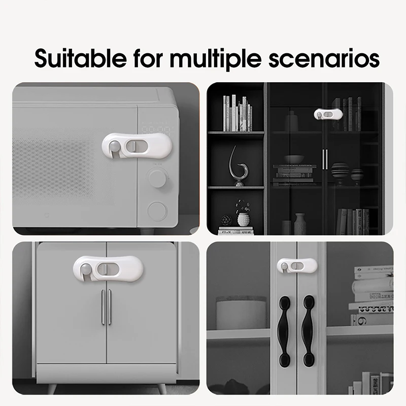 1Pc Home Refrigerator Lock Fridge Freezer Door Catch Lock Toddler Kids Child Cabinet Safety Baby Safety Child