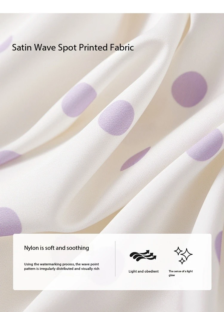 SENTUBILA purple polka dot shirt image 11