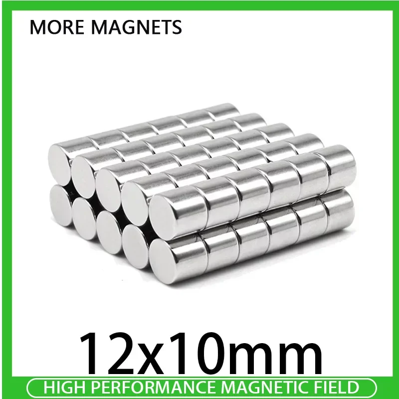 

5/10/20PCS 12x10mm Circular Neodymium Magnets Super Strong N35 Round Fridge Magnet 12*10mm Magnetic Sheet Fishing Magnet