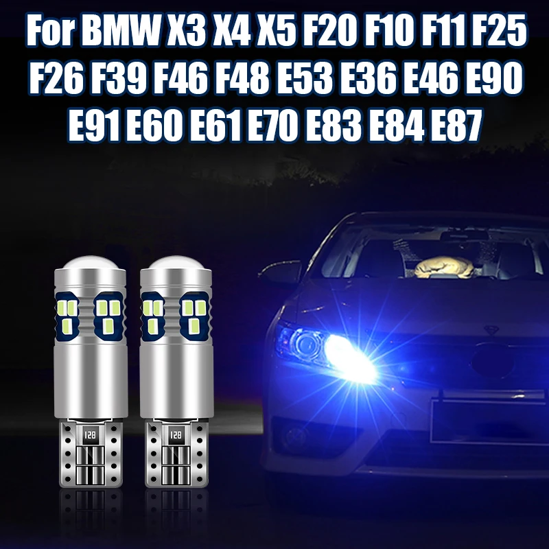 

For BMW X3 X4 X5 F20 F10 F11 F25 F26 F39 F46 F48 E53 E36 E46 E90 E91 E60 E61 E70 E83 E84 E87 Car LED Parking Lights Accessories