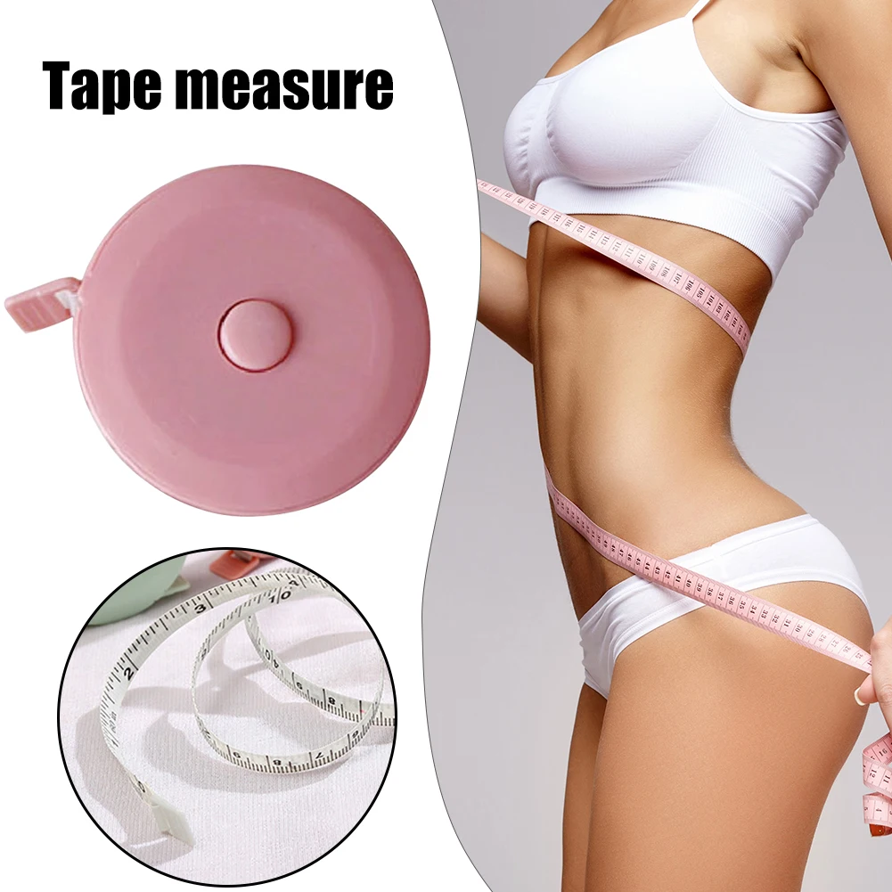 200cm/79inch Retractable Tape Measure Cm Inch Roll Tape Portable Body Measuring Tape for Fabric Sewing Measure Waist Kids Height