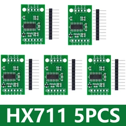 Pack of HX711 Precision Weighing Sensor Modules - 24 Bit Dual - Channel A/D Converter (5PCS)