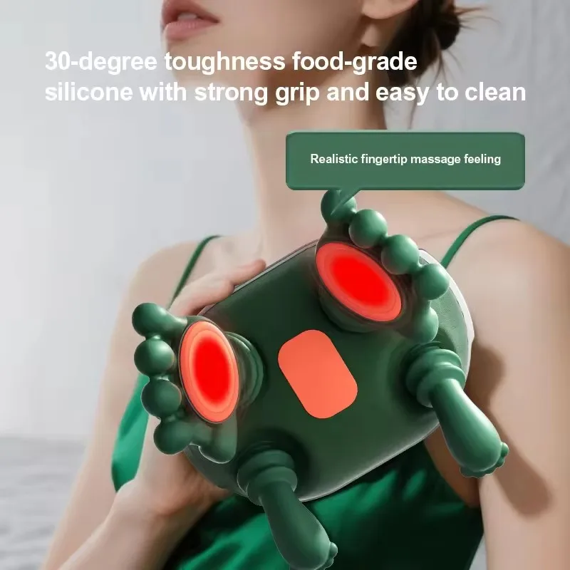 Neck Massager Cervical Pillow Shoulder Massager Trapezius Shiatsu Kneading Muscles Body Back Leg Massagers Pillow Relaxation