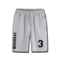 Basketball Star Iverson Fashion Printed Cotton Shorts Loose and Comfortable Sports New Luxury 2025 2