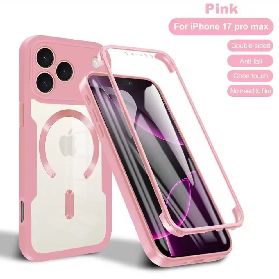360 Full Body Transparent Screen Protector and Shockproof Phone Case