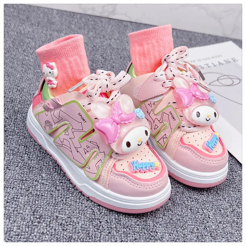 Sweet Cinnamoroll Cute Sanrio Kawaii Anime Bambini Sport Board Shoes My Melody Cartoon Sneakers Giocattoli Adorabili Per Bambini Toy Girls