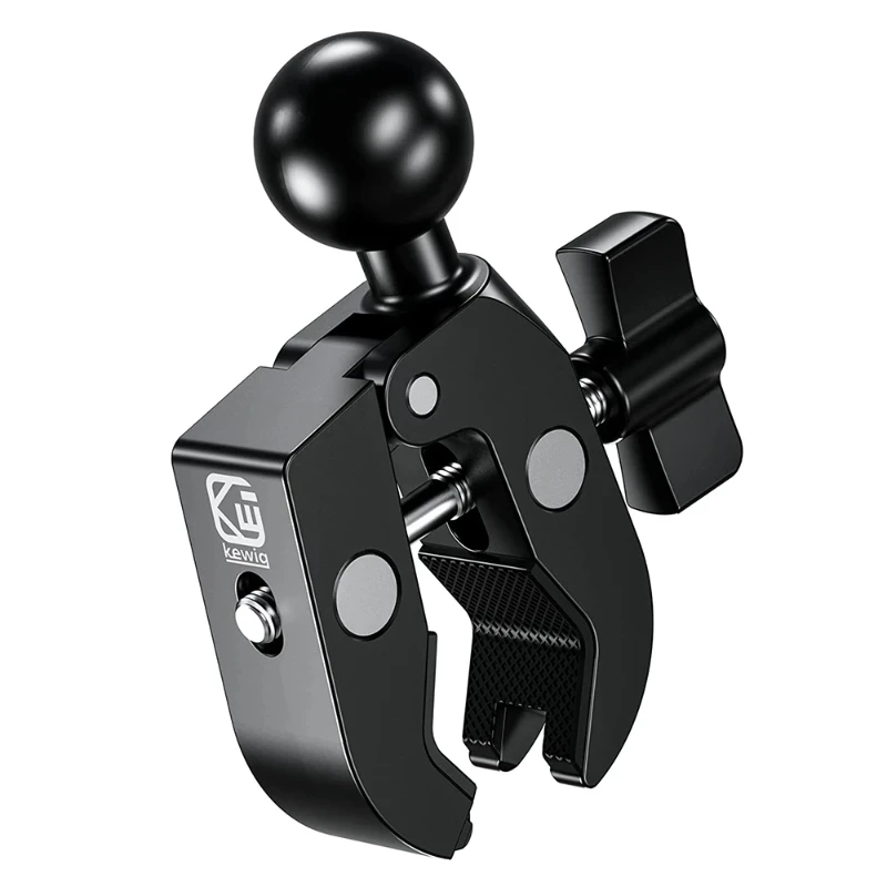 1" Ball Head Motorcycle Handlebar Clamp Mount action camera accessory action camera holder action camera mount motorcycle handlebar mount U-Bolt Base Brake Clutch Control 17mm 25mm Ballhead For Gopro Camera Phone Holder