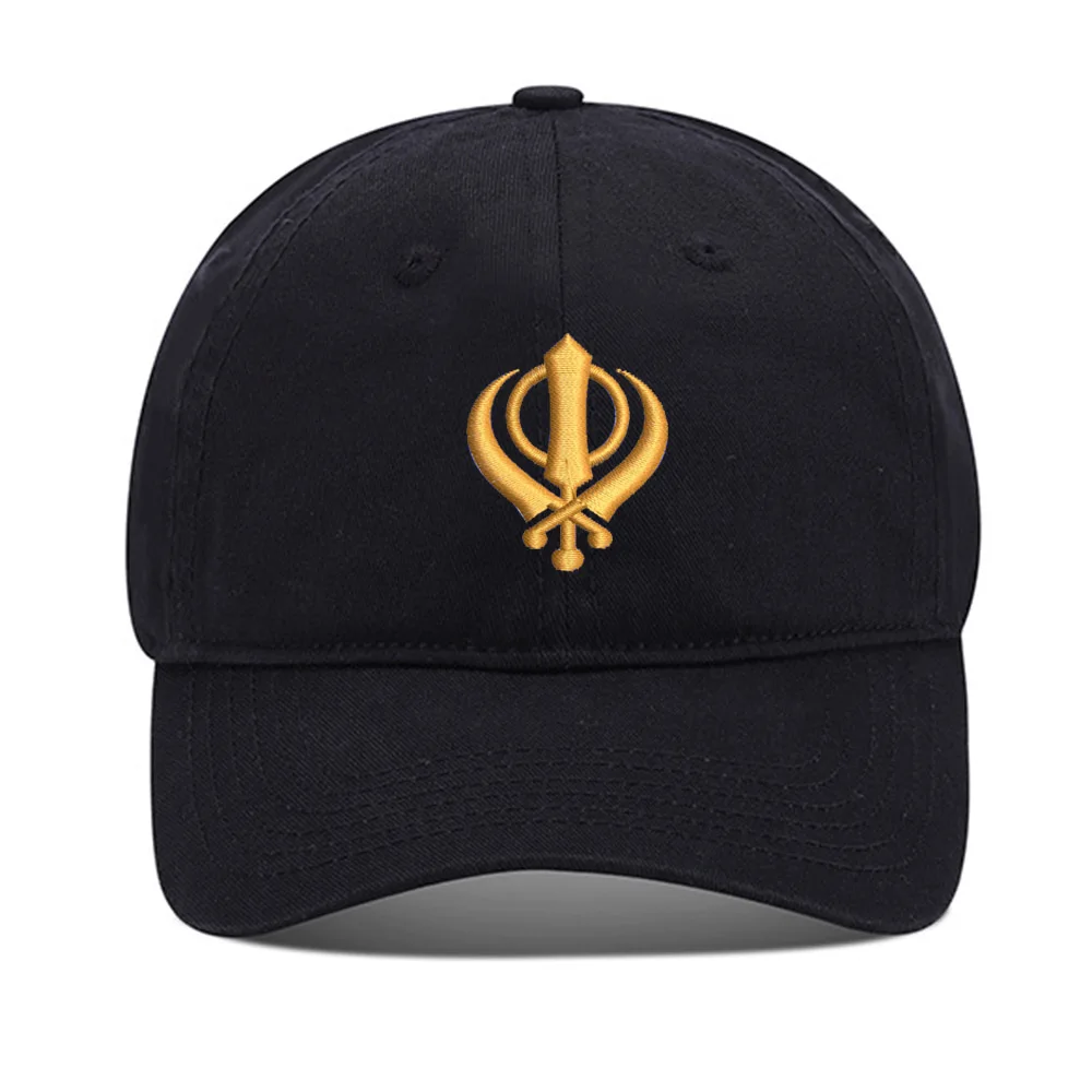 

Lyprerazy бейсболка s Sikhism унисекс бейсболка с вышивкой из мытого хлопка Регулируемая Кепка с вышивкой
