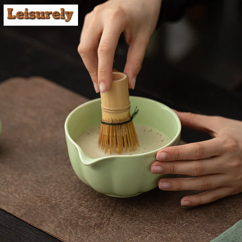 Japanese Matcha Whisk Stand Tea Ceremony Matcha Bowl Bamboo Whisk Grinder Brushes Tea Tools Holder Tea Accessories Teaware Gift