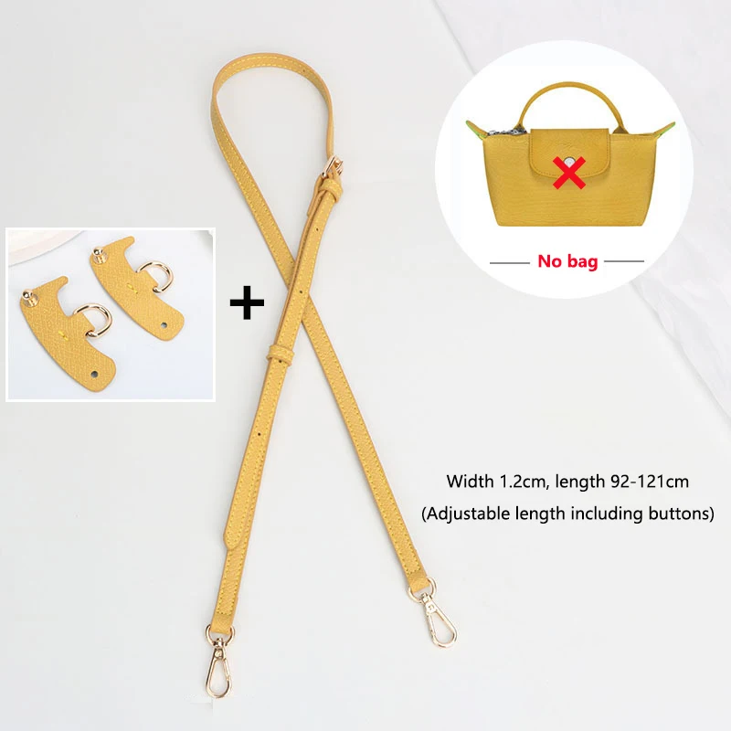 Genuine Leather Shoulder Strap Set for Crossbody Bag Transformation