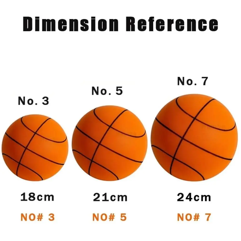 High-Density Foam Silent Basketball Easy to Grip Indoor Activities Indoor Training Ball Lightweight Low Noise Training Ball Kids