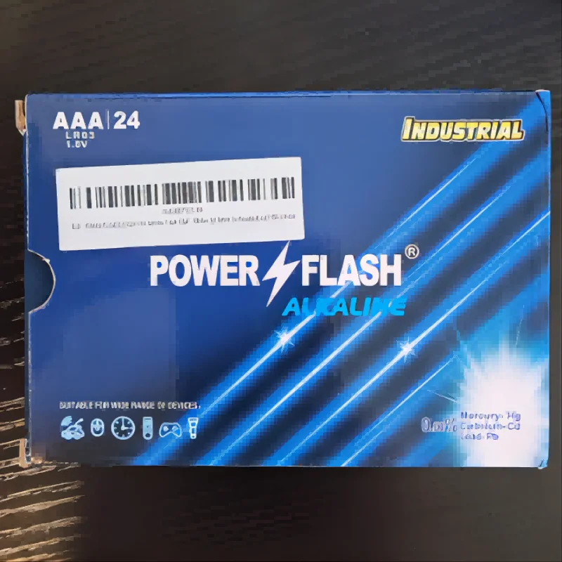 HUATAI PowerFlash AAA 120 pcs Alkaline Long-Lasting Batteries for Home Work