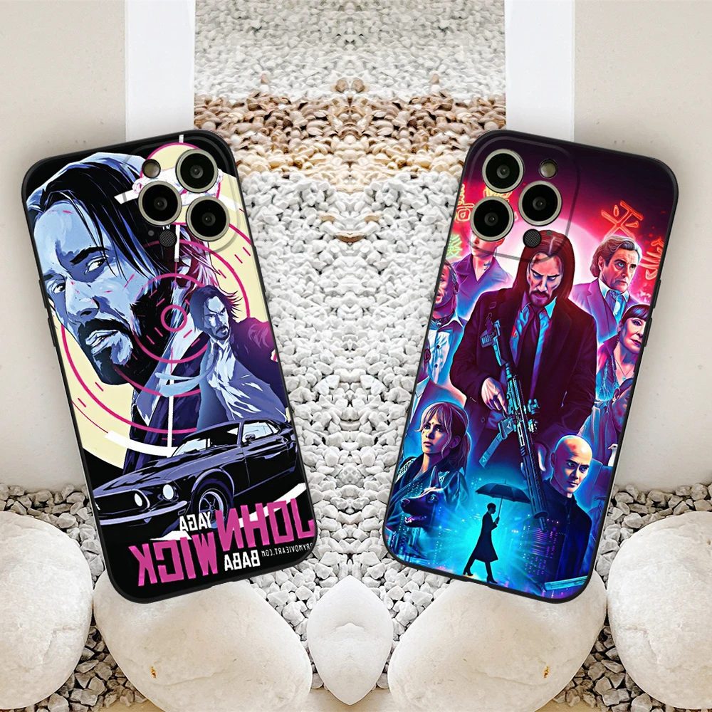 Per Iphone14 Pro John Wick Keanu Reeves Custodia Per Telefono Per Iphone 13 14 Pro Xr Xs Max 8X7 14 Plus Se 13 Pro Design Iphone Cover