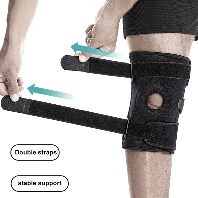 1pc Plus Size Knee Brace for Men & Women – Patella Gel Pads & Side Stabilizers for ACL, Meniscus Tear, Arthritis,Injury Recovery