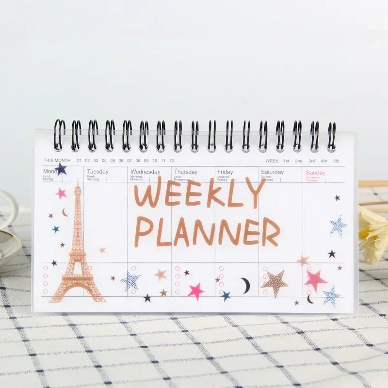 Kawaii Weekly Planner Notebook Journal Agenda Cure Diary Organizer Schedule School Stationary Office Supplies Gift schedule notebook notebook diary journal notebook diary