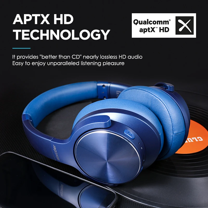 HOT Aptx Hd Mixcder E9 Bluetooth Mixcder E9 PRO Headset AptX