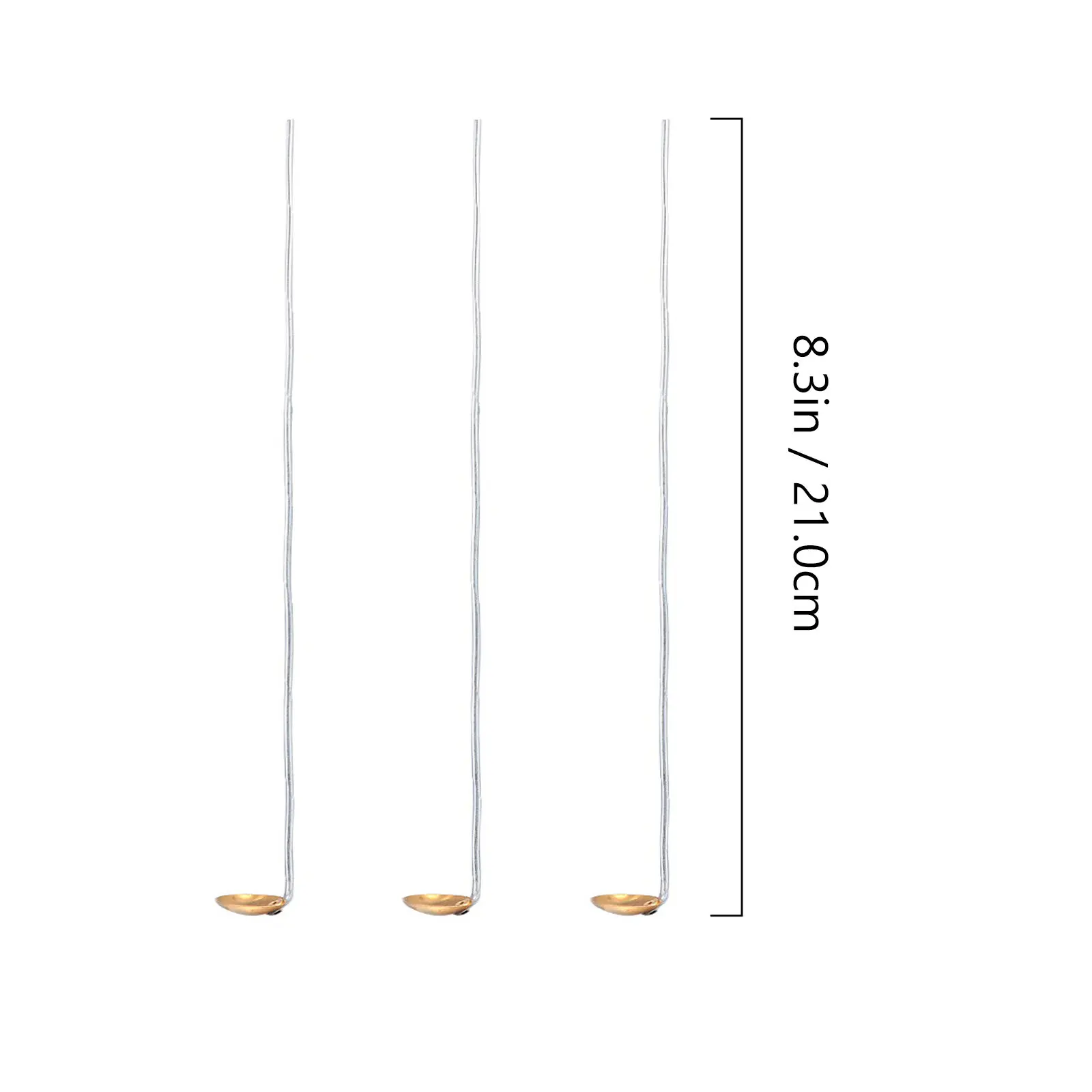 15Pcs 구리 연소 스푼 과학 실험실 실험을위한 연소 스푼 내열성 실험실 교육 용품