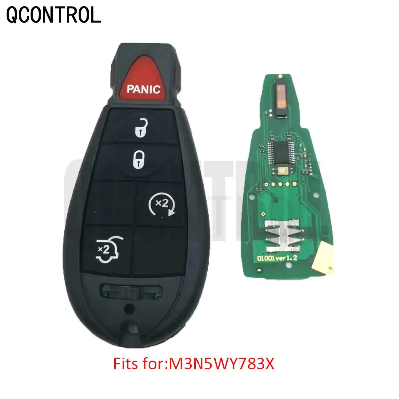 Qcontrol Smart Key Per Dodge Car Remote Charger Journey Muslimah Con Chip Durango Grand Caravan