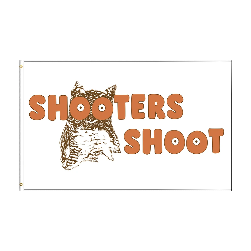 

3x5 Ft Shooters Shoot Flag for Decor