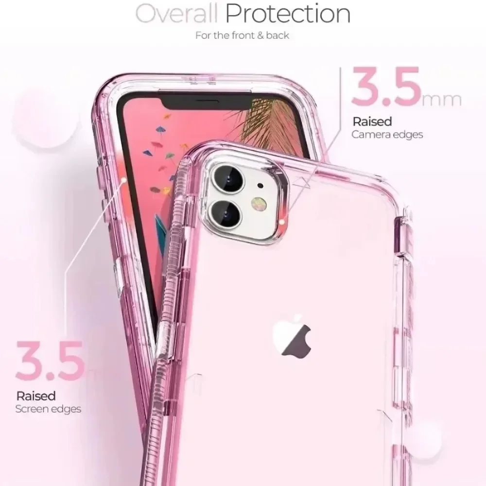 Premium 3-in-1 Hybrid Armor Phone Case - Shockproof Rugged Protection Cover