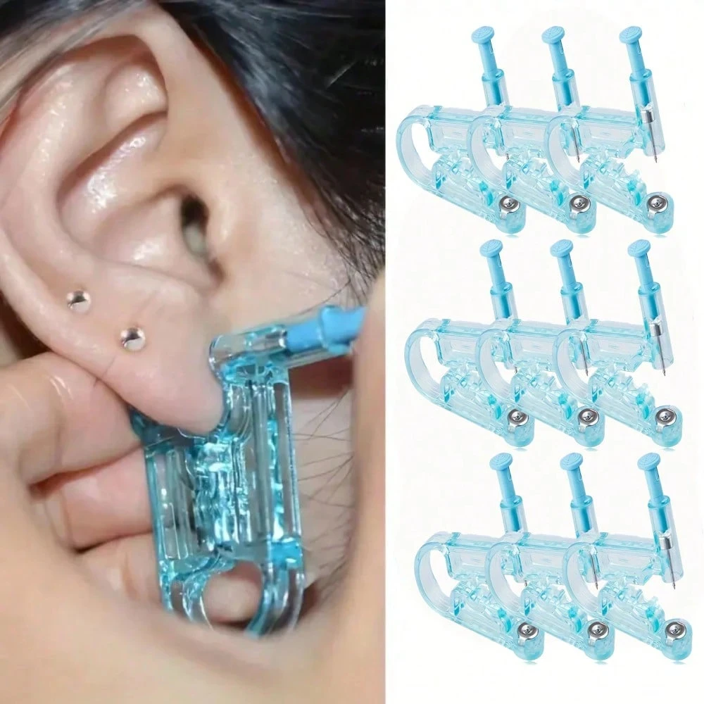 5/10Pcs Disposable Ear Piercing Gun Kit Asepsis Healthy Safety