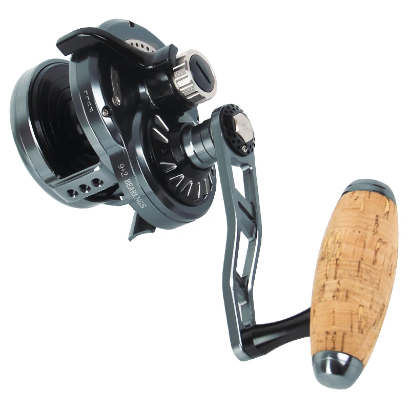 

Full Metal 30kg Power Drag Fishing trolling Reels TF400R/L conventional tuna Sea Boat overhead Slow pitch Jigging Reel