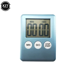 Magnetic LCD Digital Kitchen Countdown Timer with Clock Function (Blue)