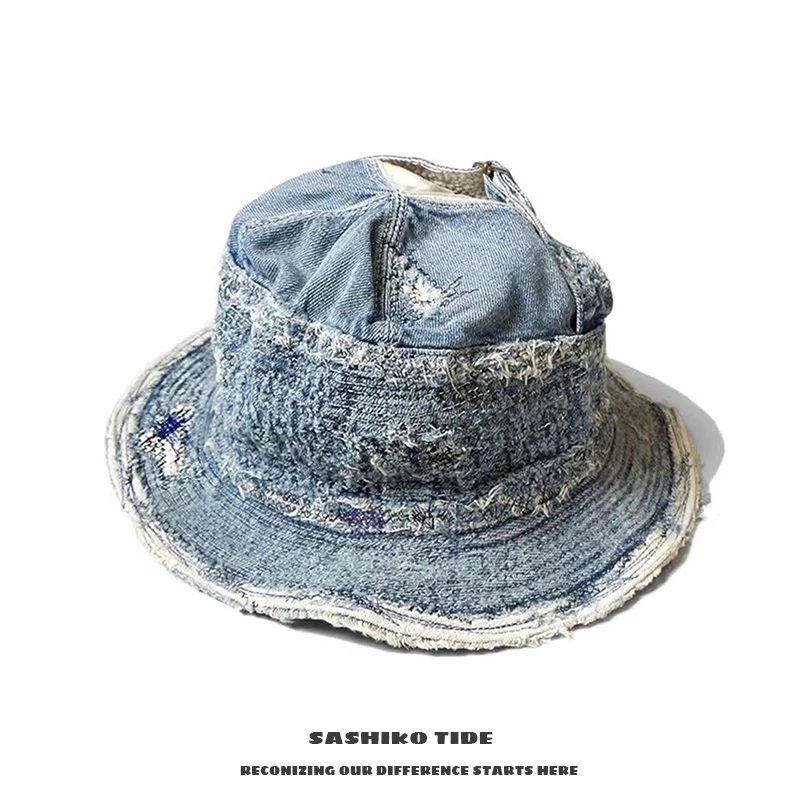 Kapital Bucket Hat Denim - Baseball 