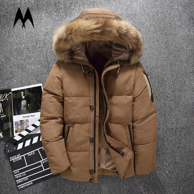 Parka larga con capucha para hombre, chaqueta gruesa impermeable, prendas  de vestir cálidas de lana, abrigos informales, invierno, 2022 - AliExpress