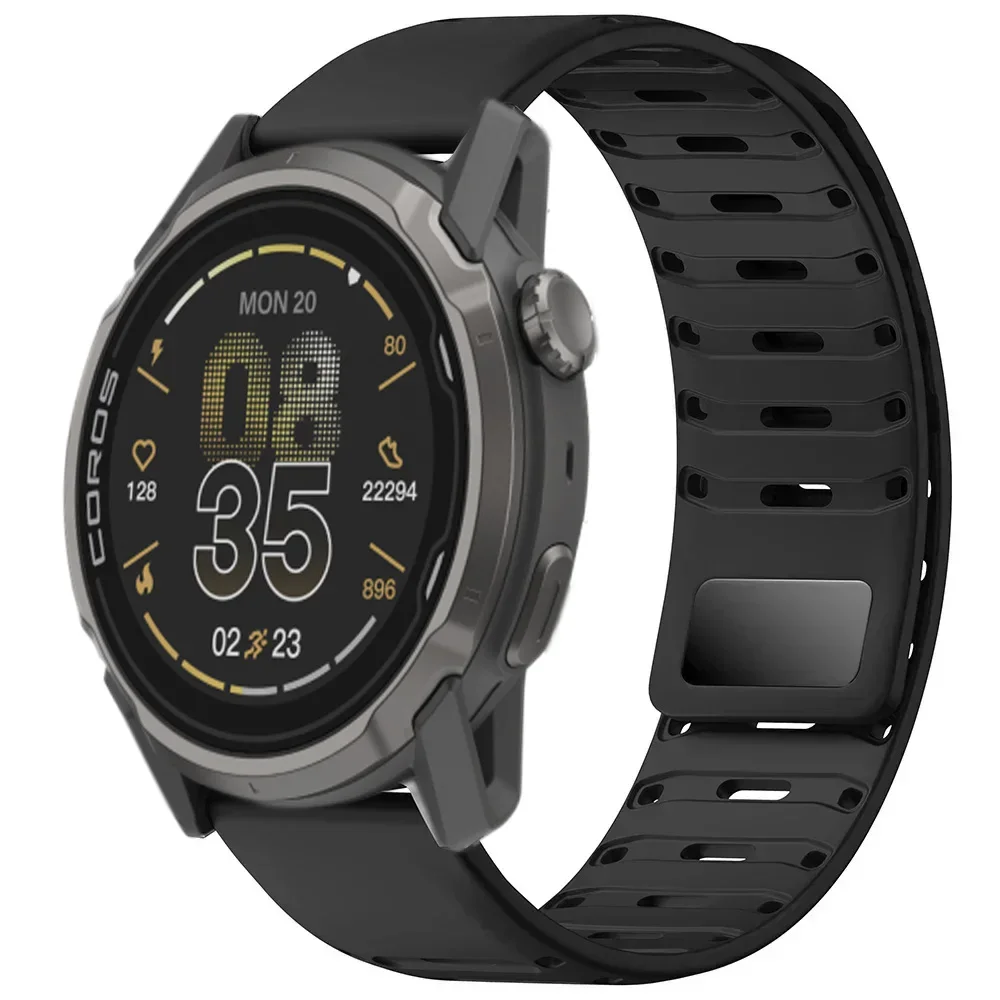 22mm Silicone Magnetic Buckle Watch Strap