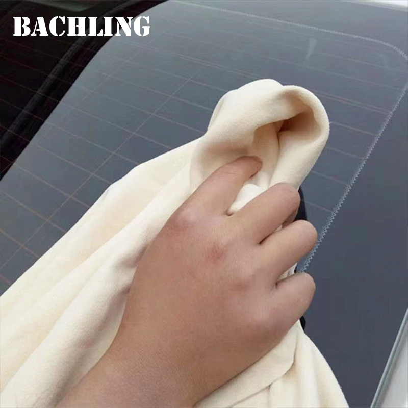 Deer Skin Towel Leather Cleaning Cloth Car Home Washing Care Ultra Absorbent Quick Dry For Car Wash Accessories